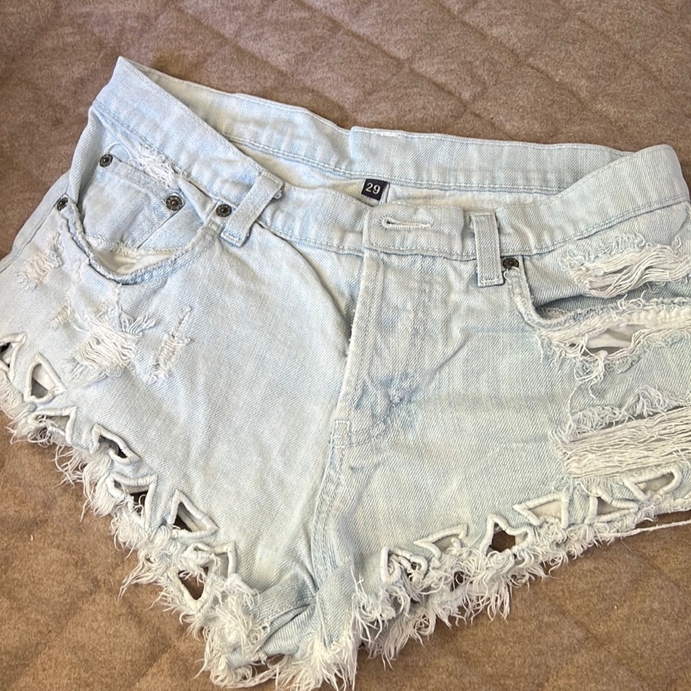 Carmar denim shorts